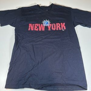 Men’s Vintage New York Rangers Concept Sports Black Single Stitch Tee  sz M